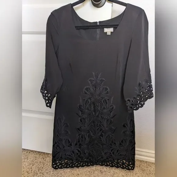 eci lace dress Eci New York Knitted Dress w/Lace detailing - Size Small